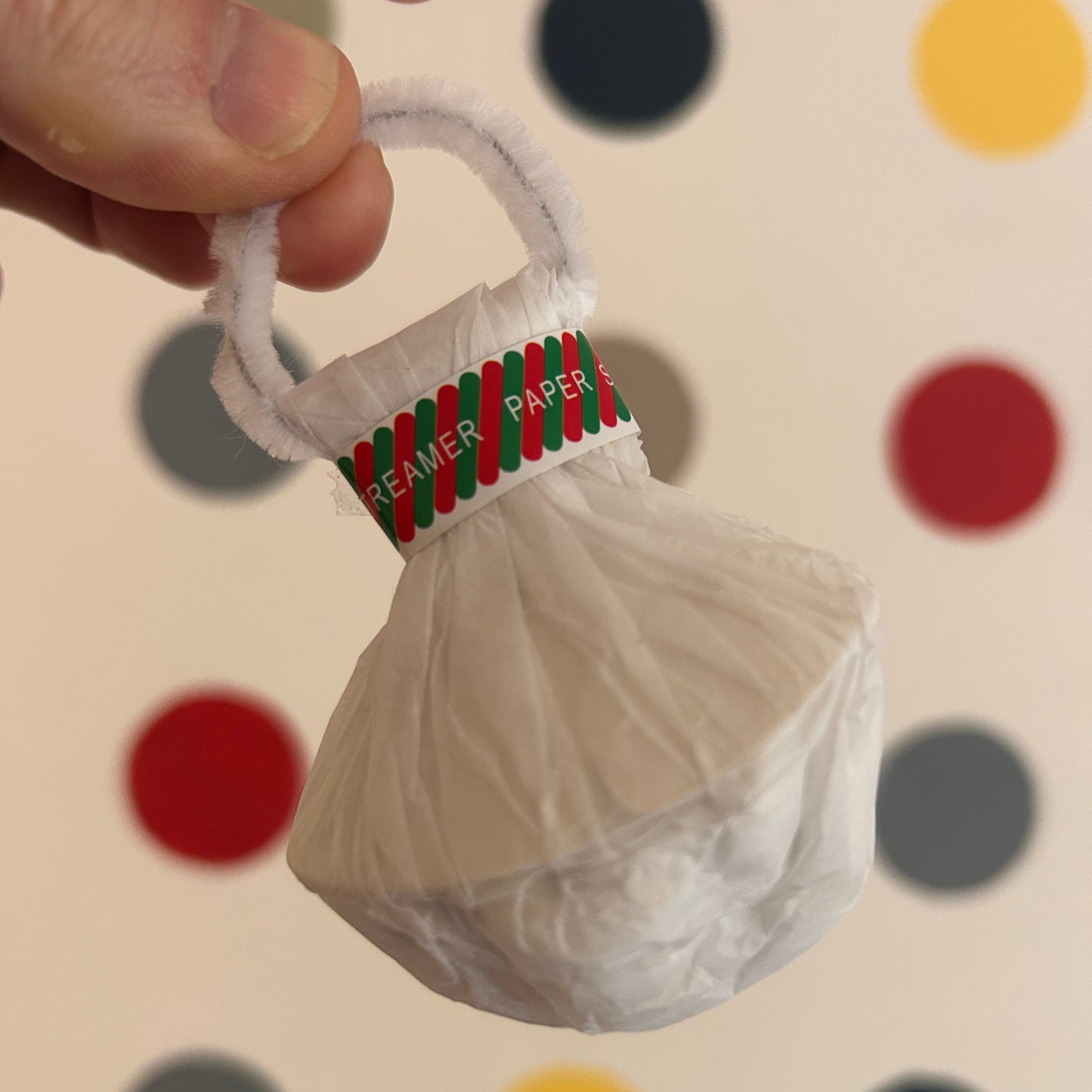 White Hand Throw streamer.