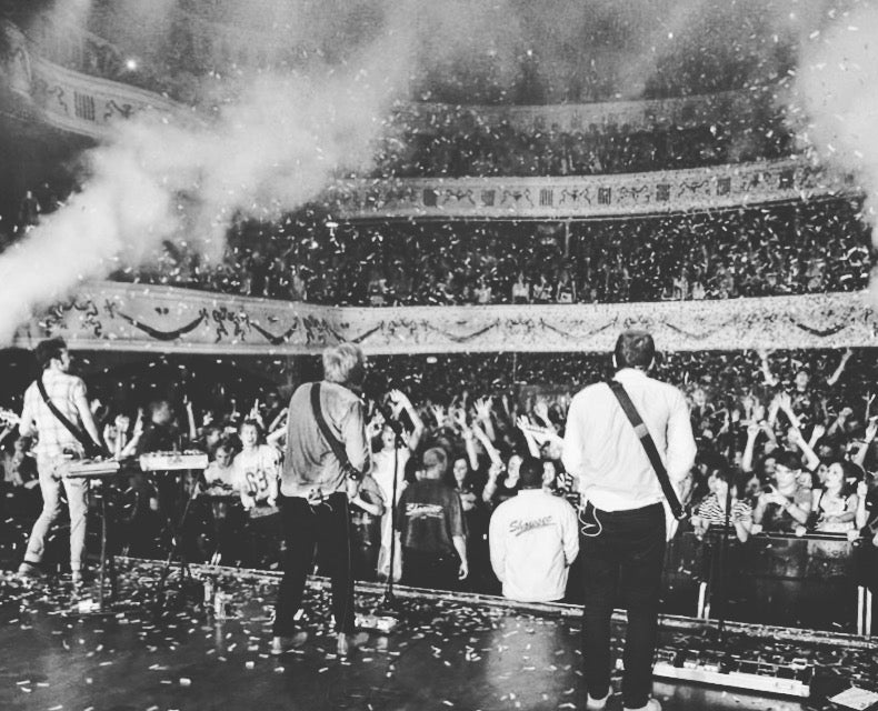 Confetti cannon in action at Shepherd's Bush Empire.