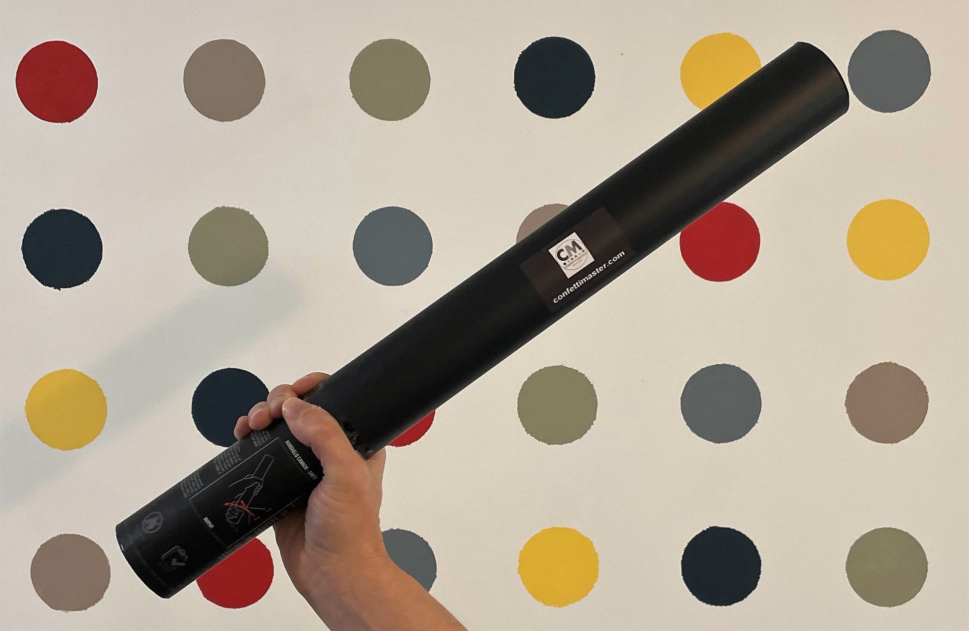 50cm confetti cannon