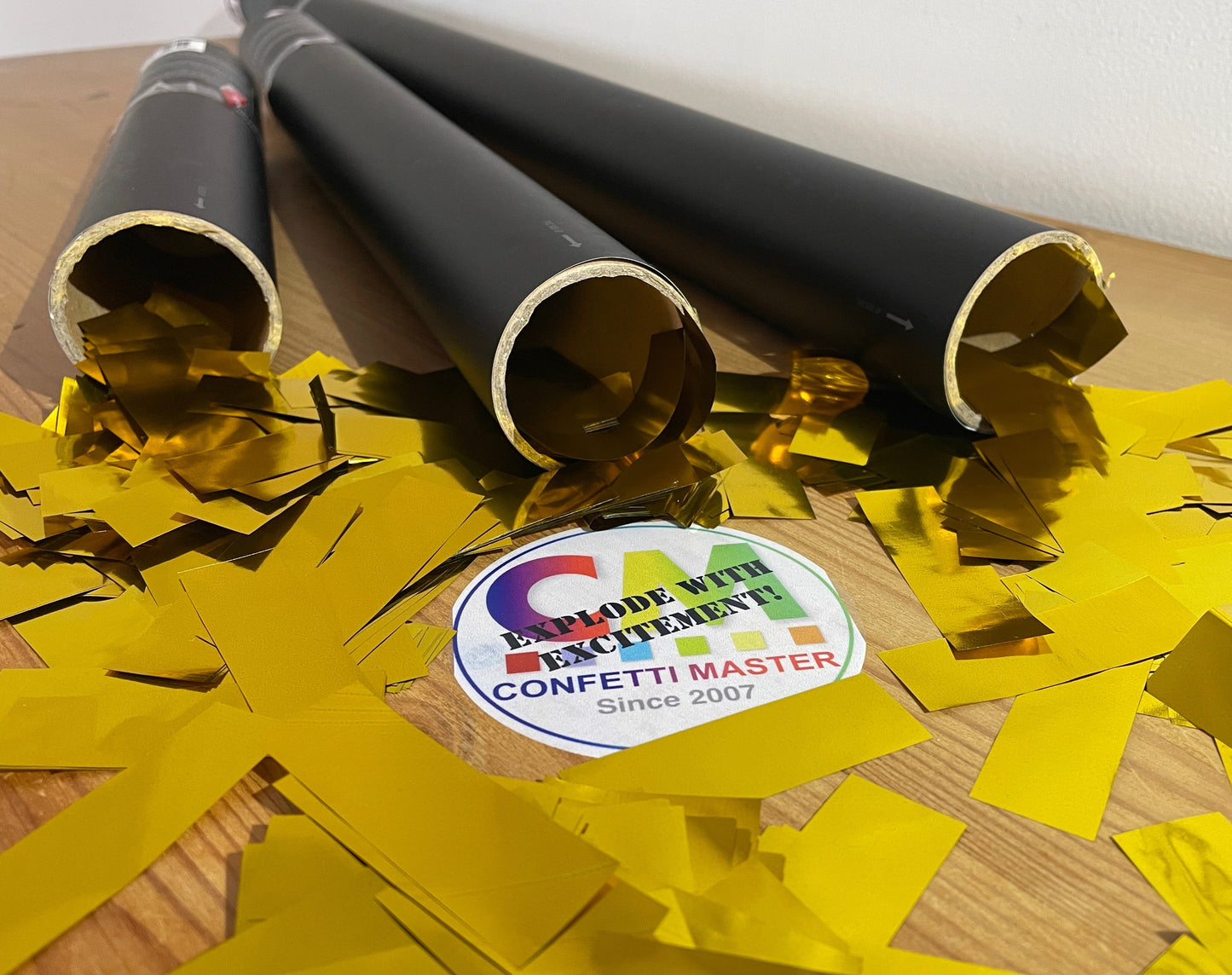 Gold Confetti Cannon