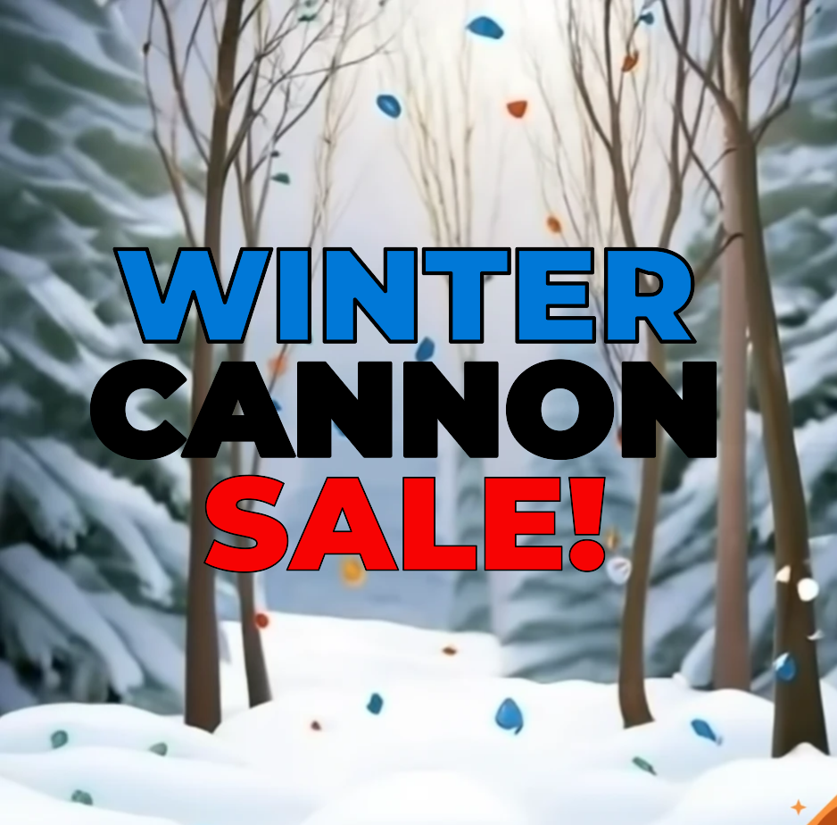 Winter Confetti Cannon Sale