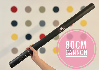 80cm gender reveal pink confetti cannon