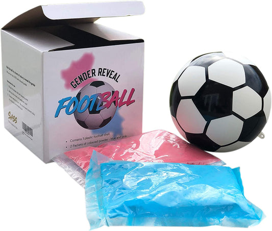 Gender Reveal Football (pink or blue powder inc)